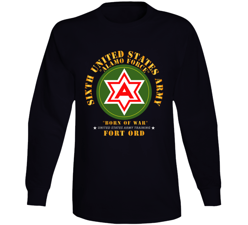 Army - 6th United States Army - Fort Ord Long Sleeve