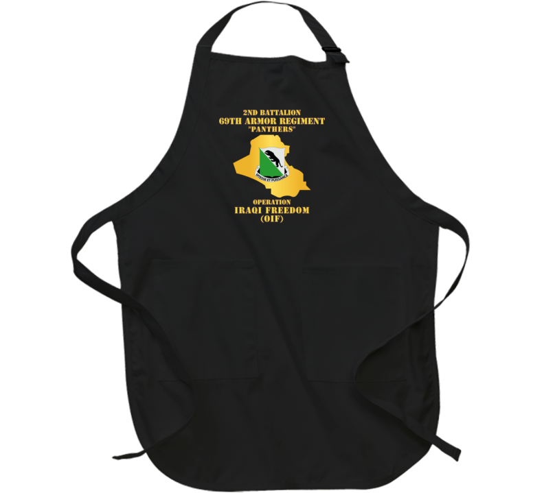Army - 2nd Bn 69th Armor Regt - OIF w Map Apron