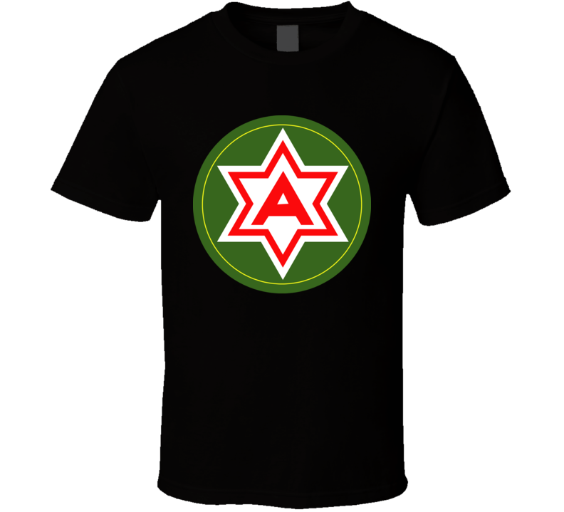 Army - 6th United States Army Wo Txt T Shirt