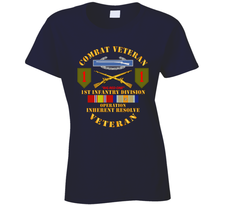 Army - 1st Infantry Div - Opn Inherent Resolve (OIR) w SVC T Shirt