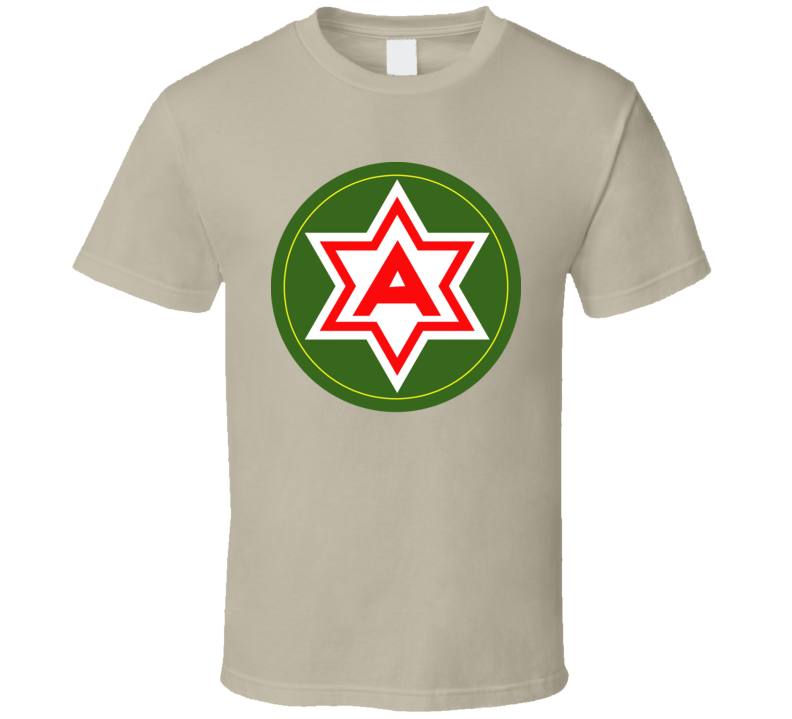 Army - 6th United States Army Wo Txt T Shirt