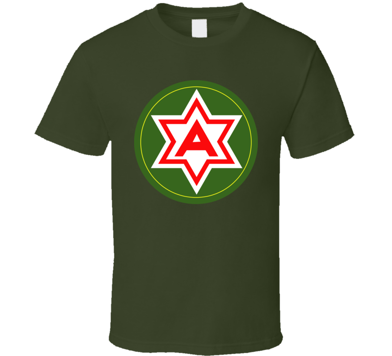 Army - 6th United States Army Wo Txt T Shirt