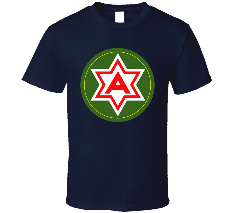 Army - 6th United States Army Wo Txt T Shirt
