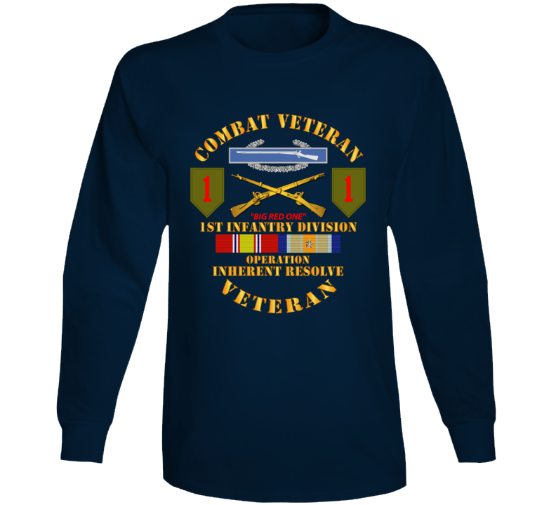 Army - 1st Infantry Div - Opn Inherent Resolve (OIR) w SVC Long Sleeve