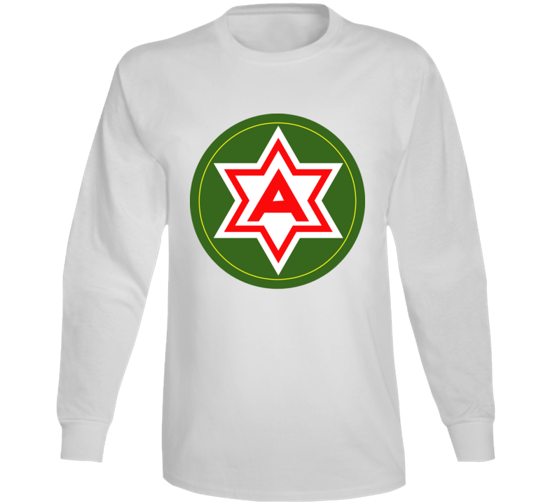 Army - 6th United States Army Wo Txt Long Sleeve