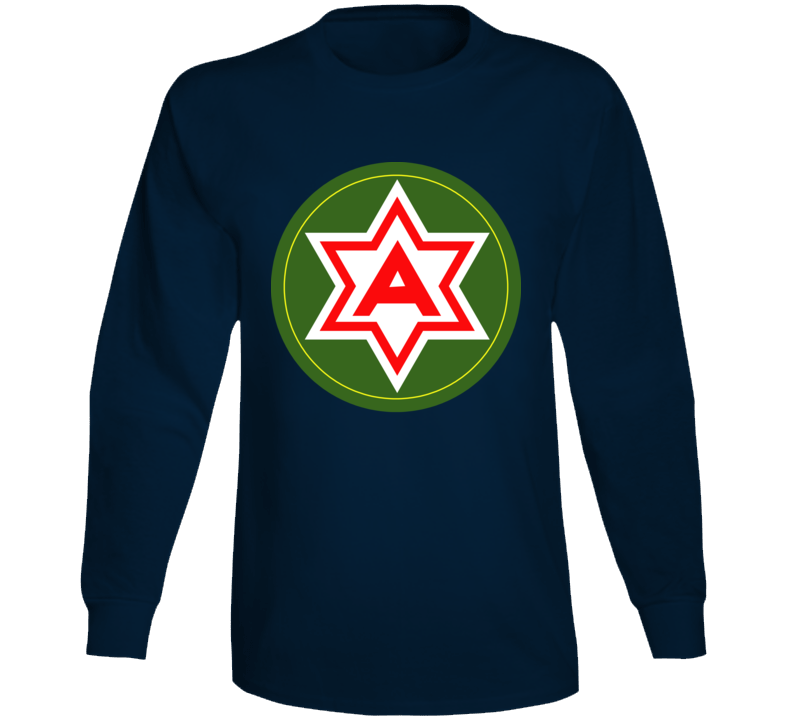 Army - 6th United States Army Wo Txt Long Sleeve