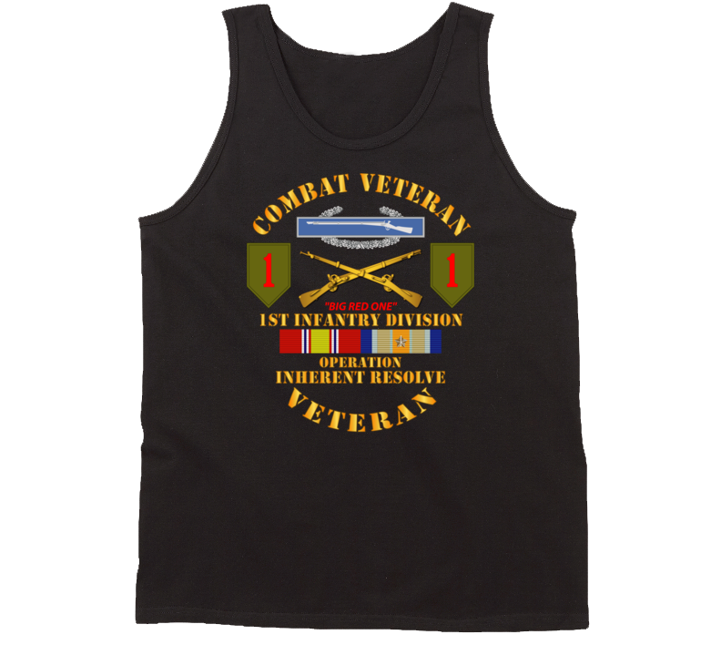 Army - 1st Infantry Div - Opn Inherent Resolve (OIR) w SVC Tanktop