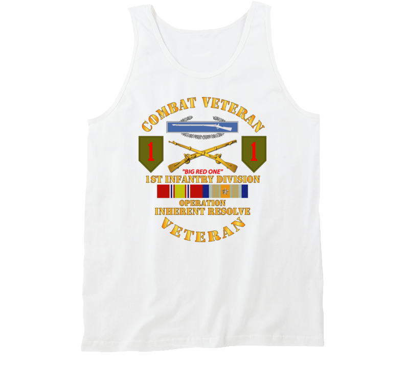 Army - 1st Infantry Div - Opn Inherent Resolve (OIR) w SVC Tanktop