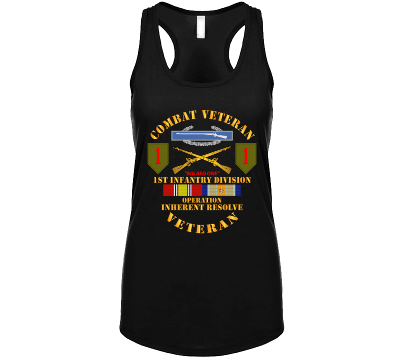 Army - 1st Infantry Div - Opn Inherent Resolve (OIR) w SVC Tanktop
