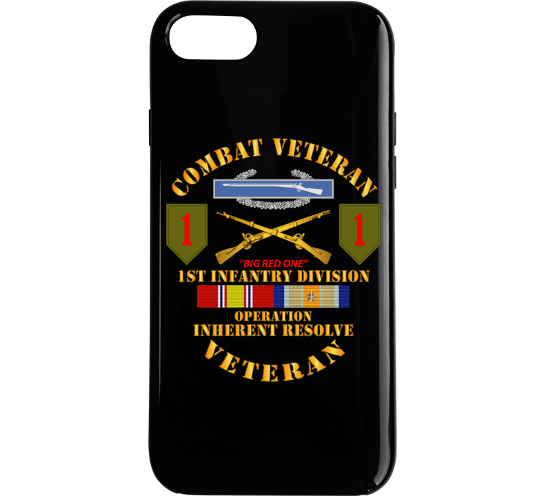Army - 1st Infantry Div - Opn Inherent Resolve (OIR) w SVC Phone Case