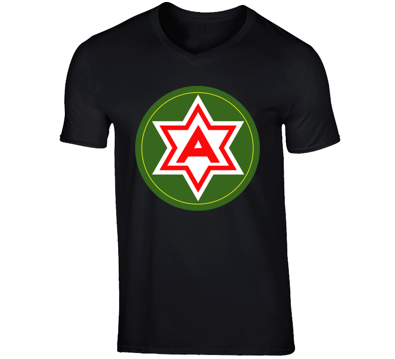Army - 6th United States Army Wo Txt T Shirt