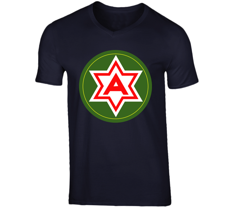 Army - 6th United States Army Wo Txt T Shirt