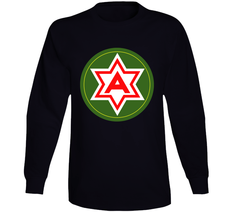 Army - 6th United States Army Wo Txt Long Sleeve