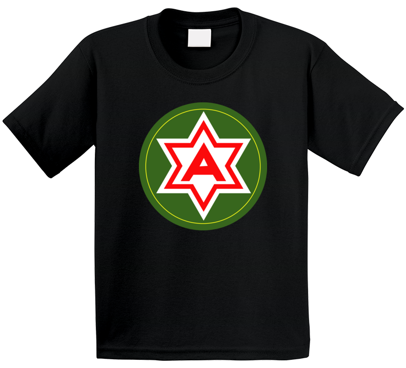 Army - 6th United States Army Wo Txt T Shirt
