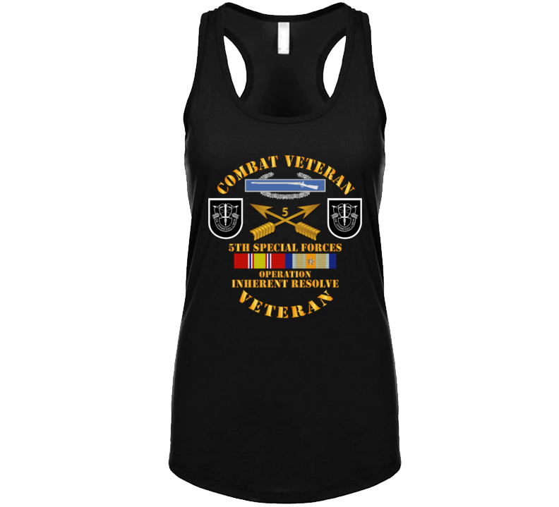 Army - 5th SFG - Opn Inherent Resolve (OIR) w SVC Tanktop