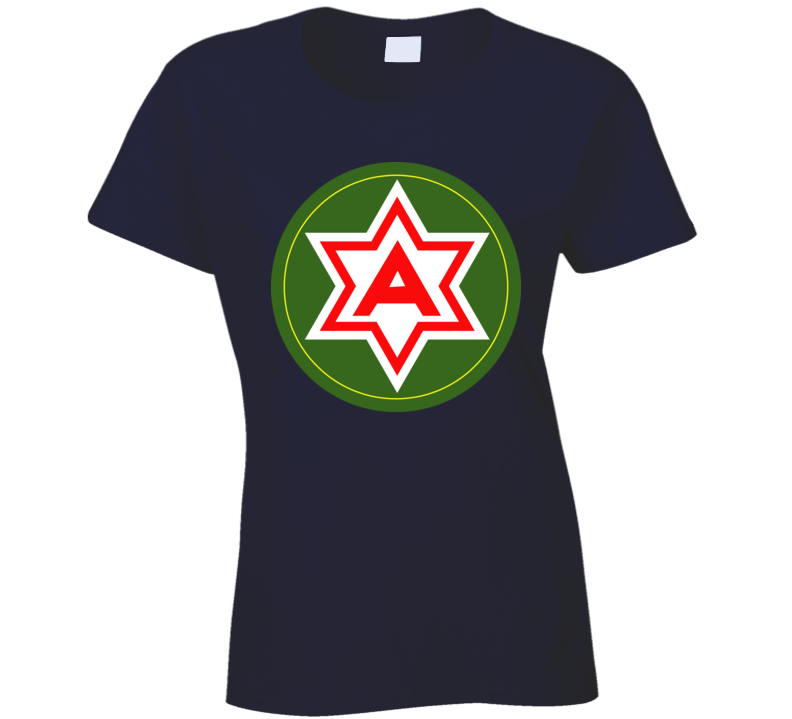 Army - 6th United States Army Wo Txt T Shirt