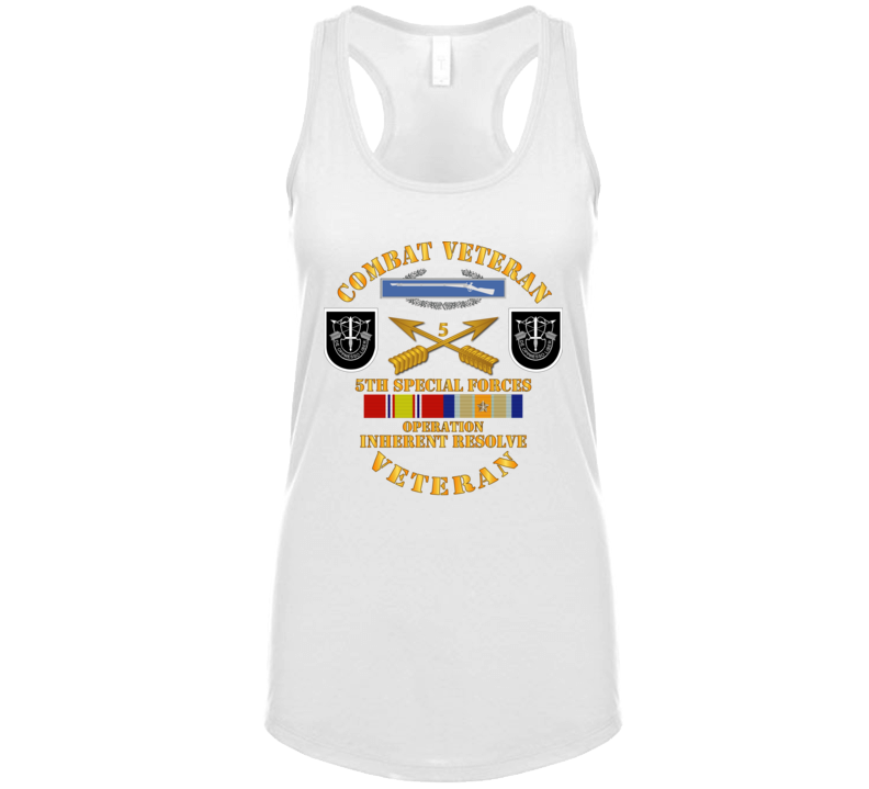Army - 5th SFG - Opn Inherent Resolve (OIR) w SVC Tanktop