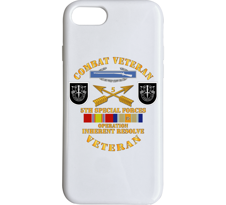 Army - 5th SFG - Opn Inherent Resolve (OIR) w SVC Phone Case