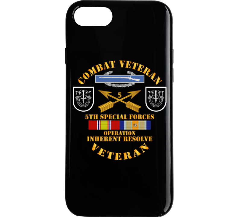Army - 5th SFG - Opn Inherent Resolve (OIR) w SVC Phone Case