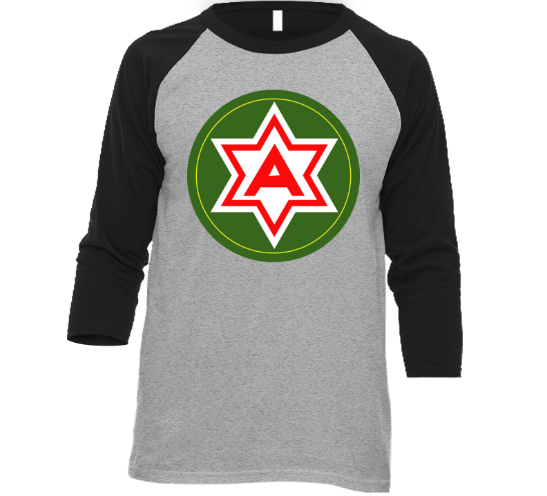 Army - 6th United States Army Wo Txt T Shirt