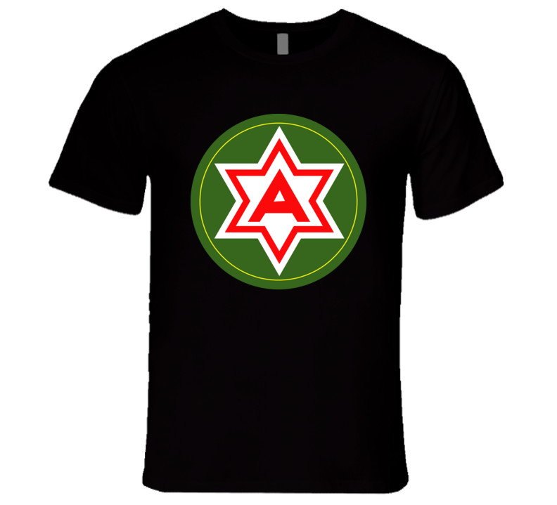 Army - 6th United States Army Wo Txt T Shirt