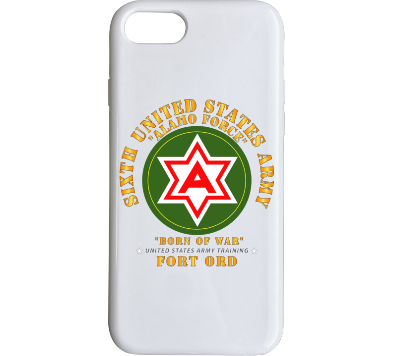 Army - 6th United States Army - Fort Ord Phone Case
