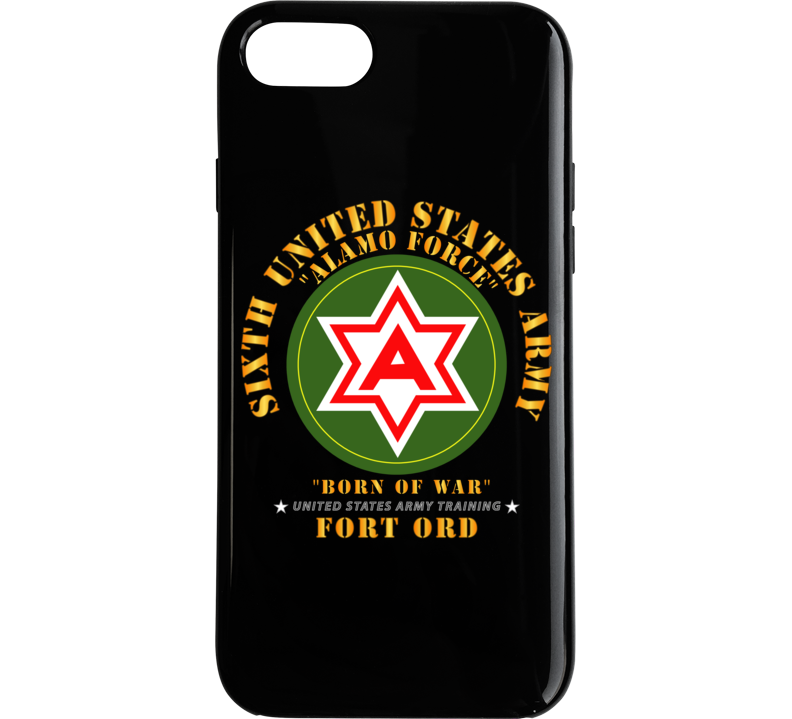 Army - 6th United States Army - Fort Ord Phone Case