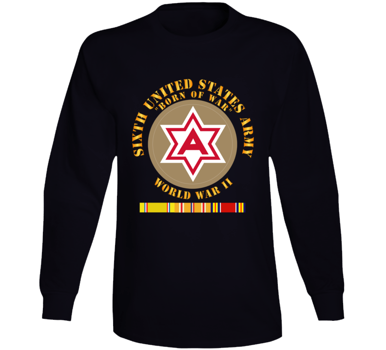 Army - 6th United States Army - Type 1 - WWII w PAC SVC Long Sleeve