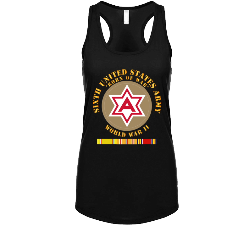 Army - 6th United States Army - Type 1 - Wwii W Pac Svc Tanktop