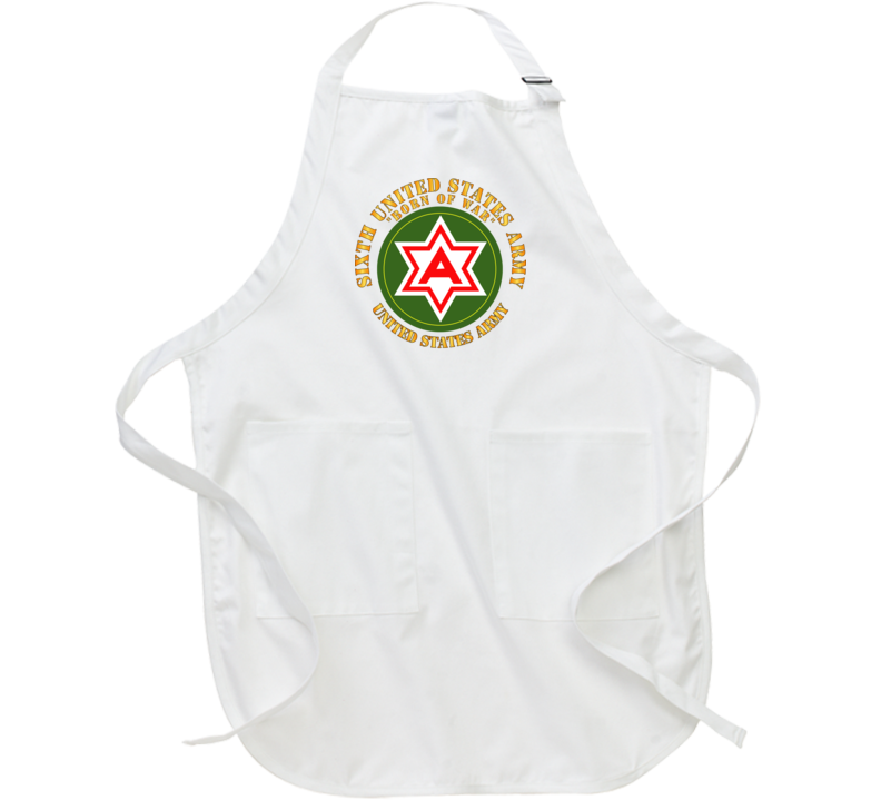 Army - 6th United States Army - US Amry Apron