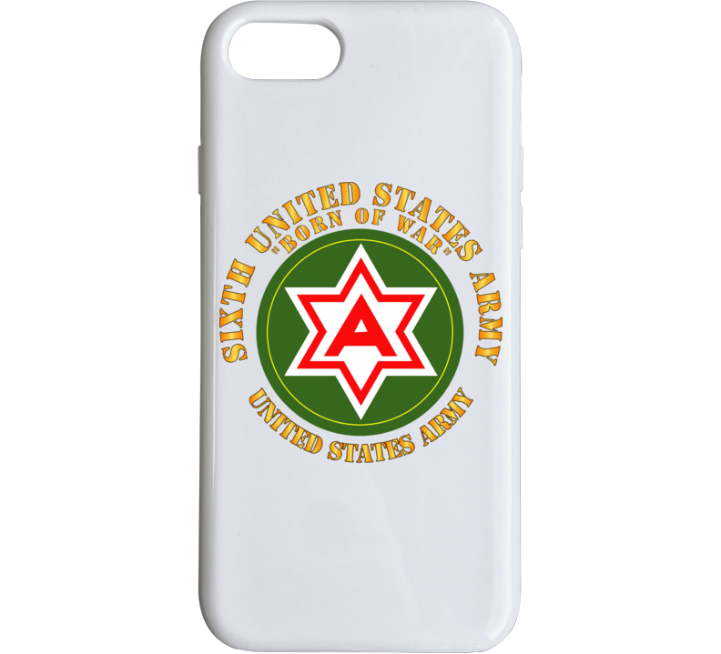 Army - 6th United States Army - Us Amry Phone Case
