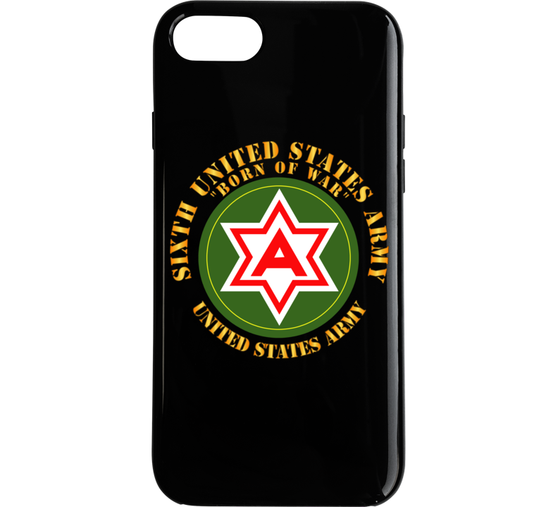 Army - 6th United States Army - Us Amry Phone Case