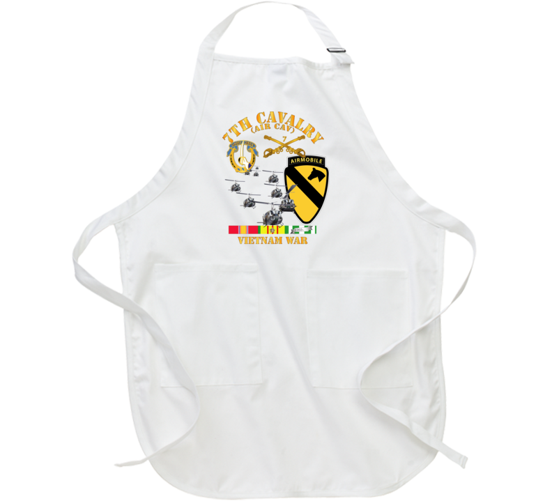 Army - 7th Cavalry (Air Cav) - 1st  Cav Division w SVC Apron
