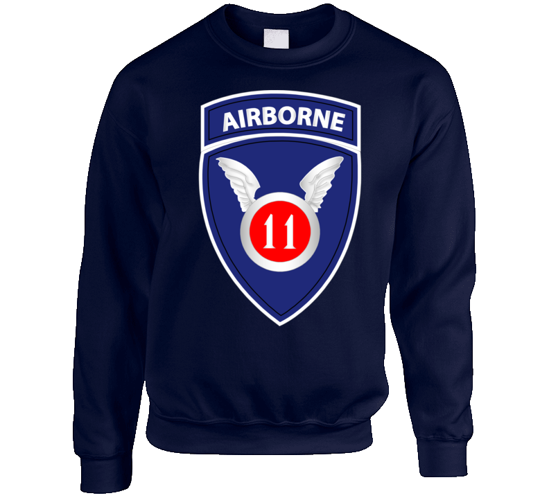 Army - 11th Airborne Division Wo Txt Crewneck Sweatshirt