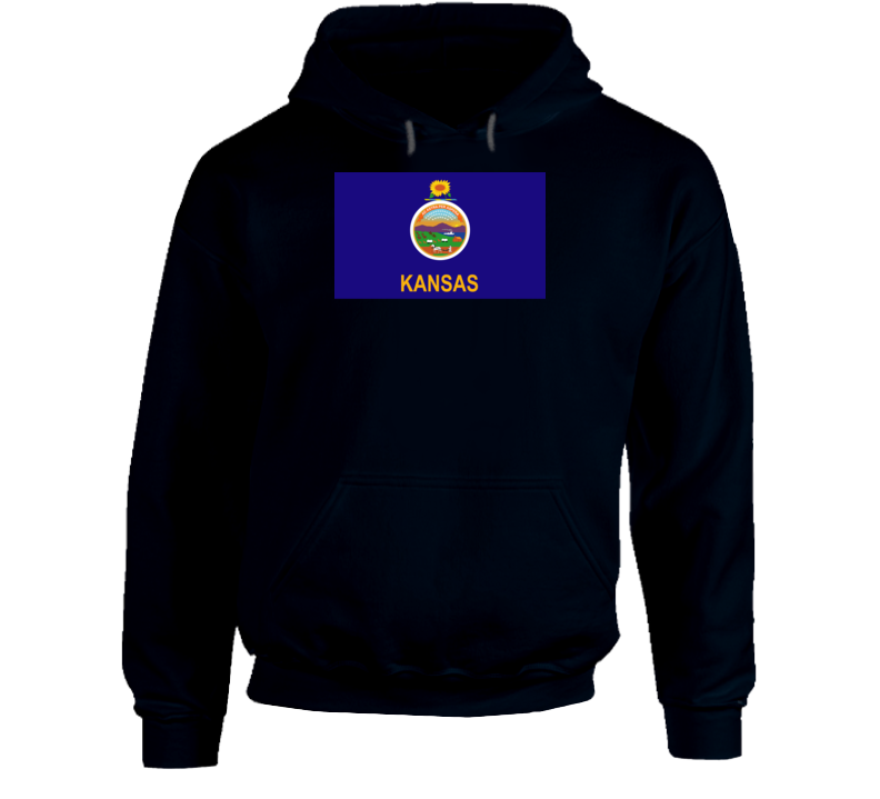 Flag - Kansas Wo Txt Hoodie