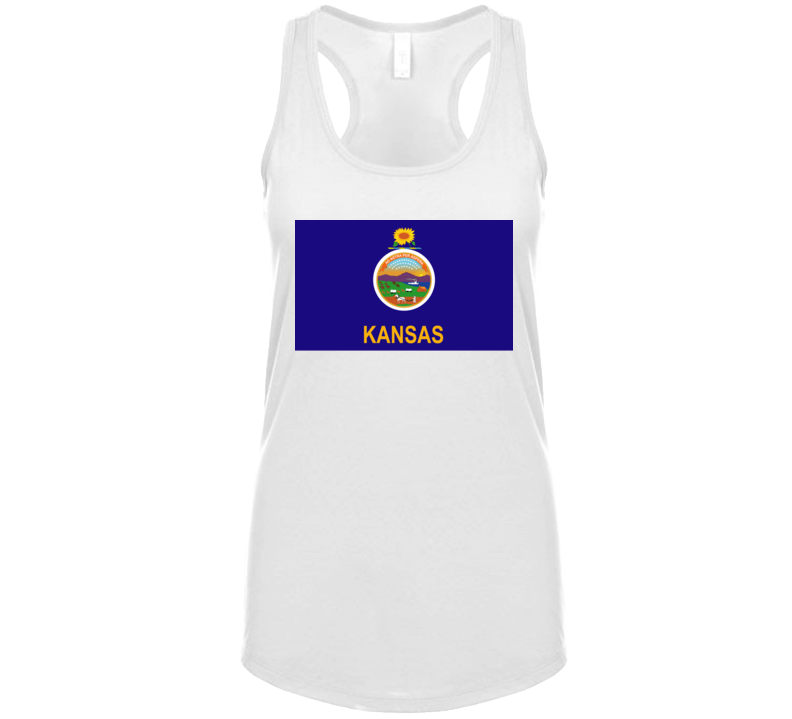Flag - Kansas Wo Txt Tanktop