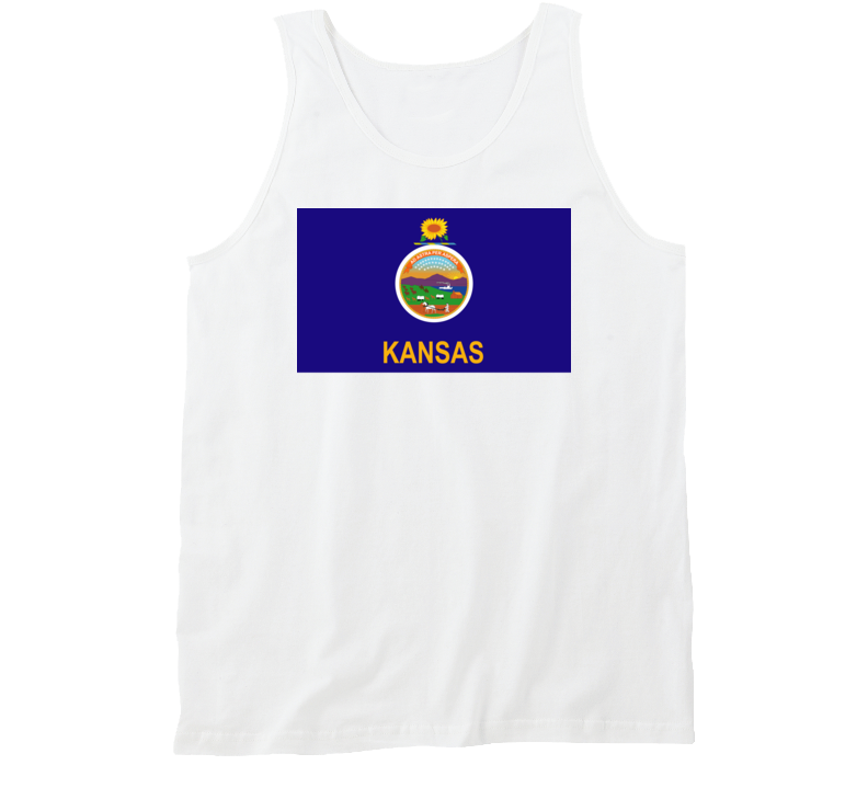 Flag - Kansas Wo Txt Tanktop
