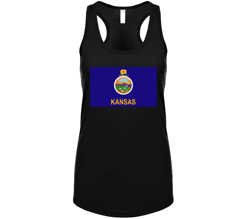 Flag - Kansas Wo Txt Tanktop