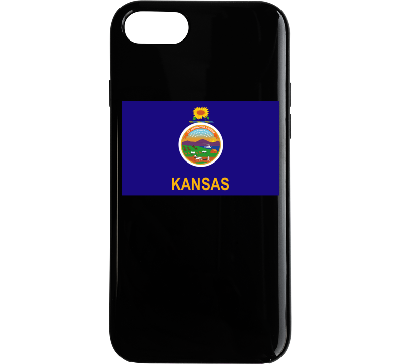 Flag - Kansas Wo Txt Phone Case