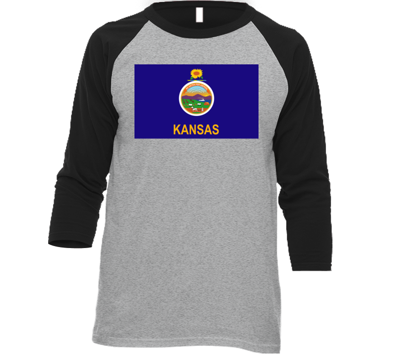 Flag - Kansas Wo Txt T Shirt