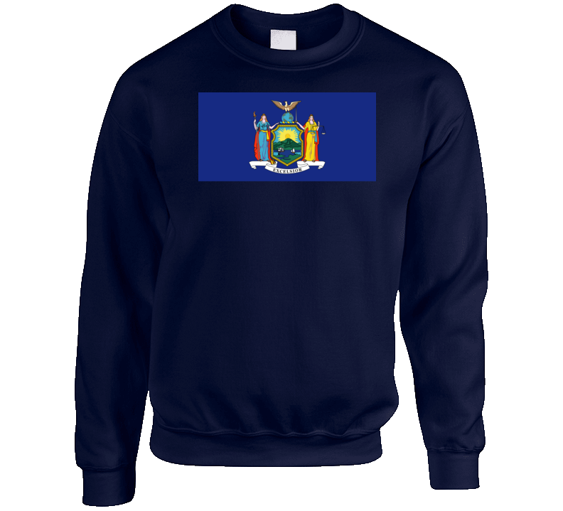 Flag - New York Wo Txt Crewneck Sweatshirt