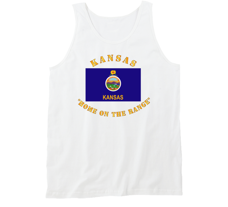 Flag - Kansas - Home On The Range Tanktop