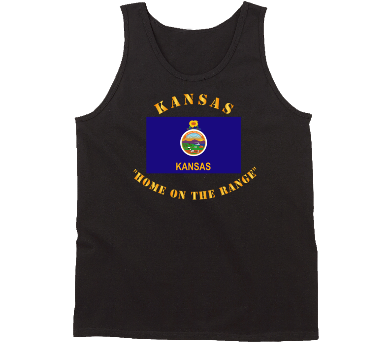 Flag - Kansas - Home On The Range Tanktop