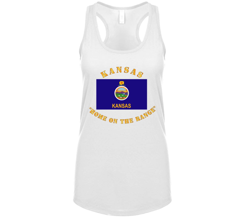 Flag - Kansas - Home On The Range Tanktop