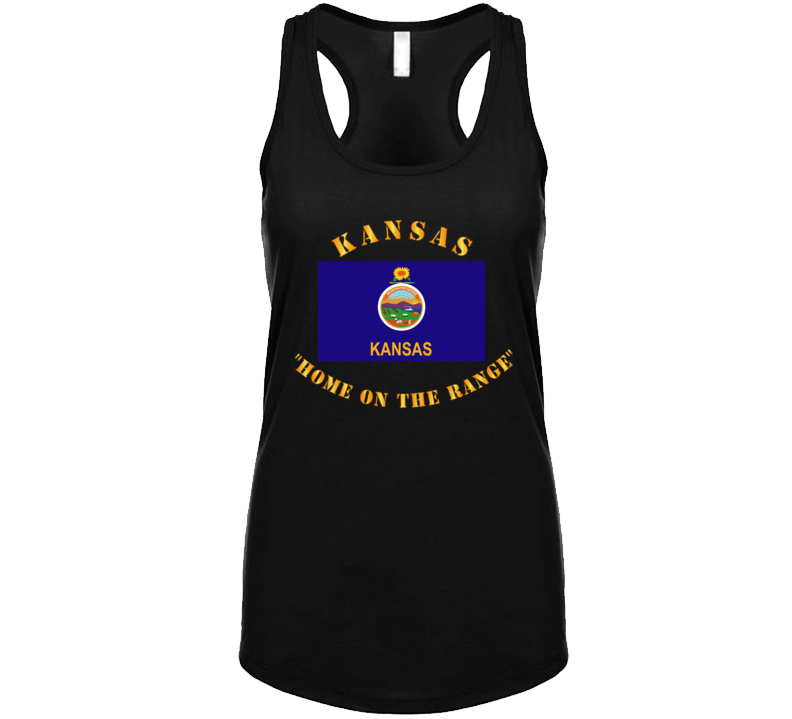 Flag - Kansas - Home On The Range Tanktop