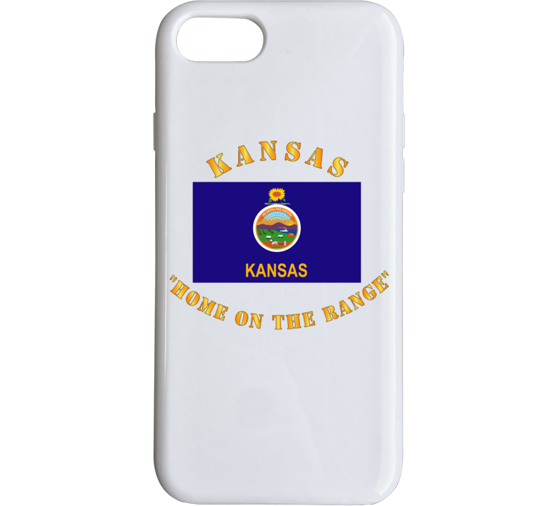 Flag - Kansas - Home On The Range Phone Case