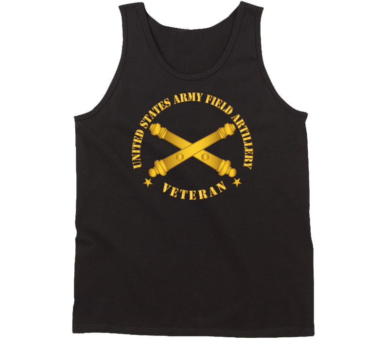 Army - US Army Field Arty Vet w Branch Tanktop