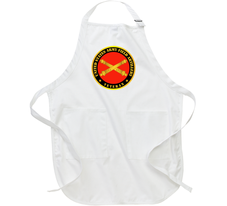 Army - US Army Field Artillery Veteran w Branch Apron