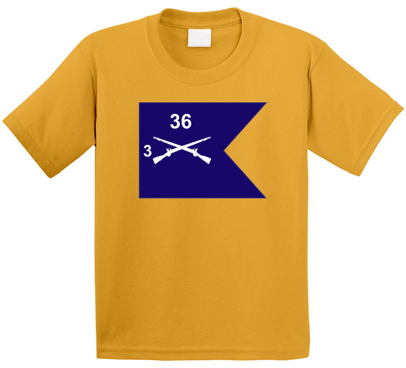 Army - Guidon - 3rd Bn 36th Infantry Kids