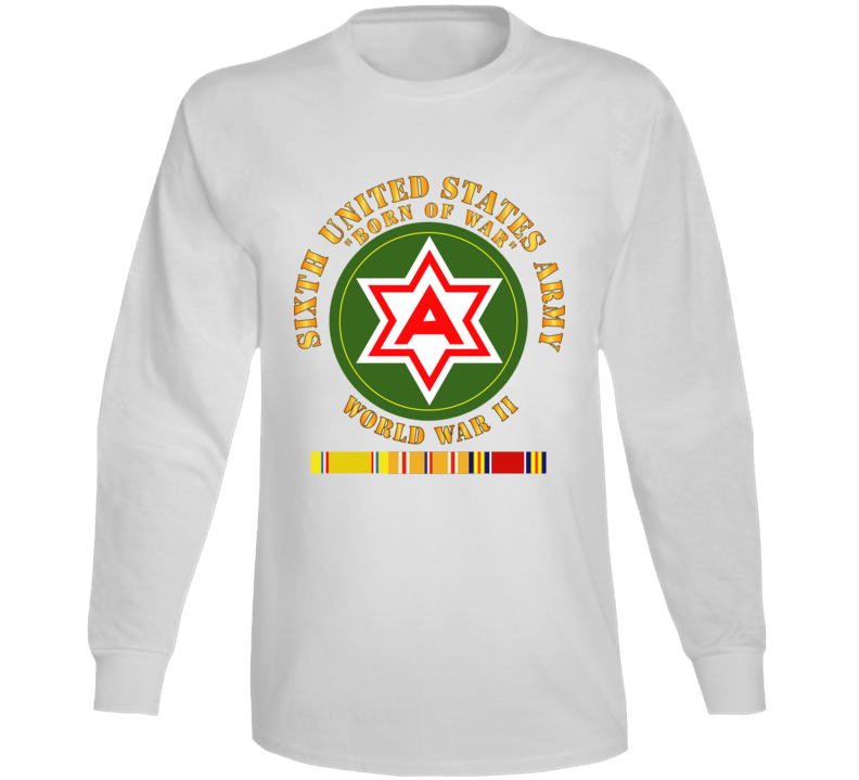 Army - 6th United States Army - Wwii W Pac Svc Long Sleeve
